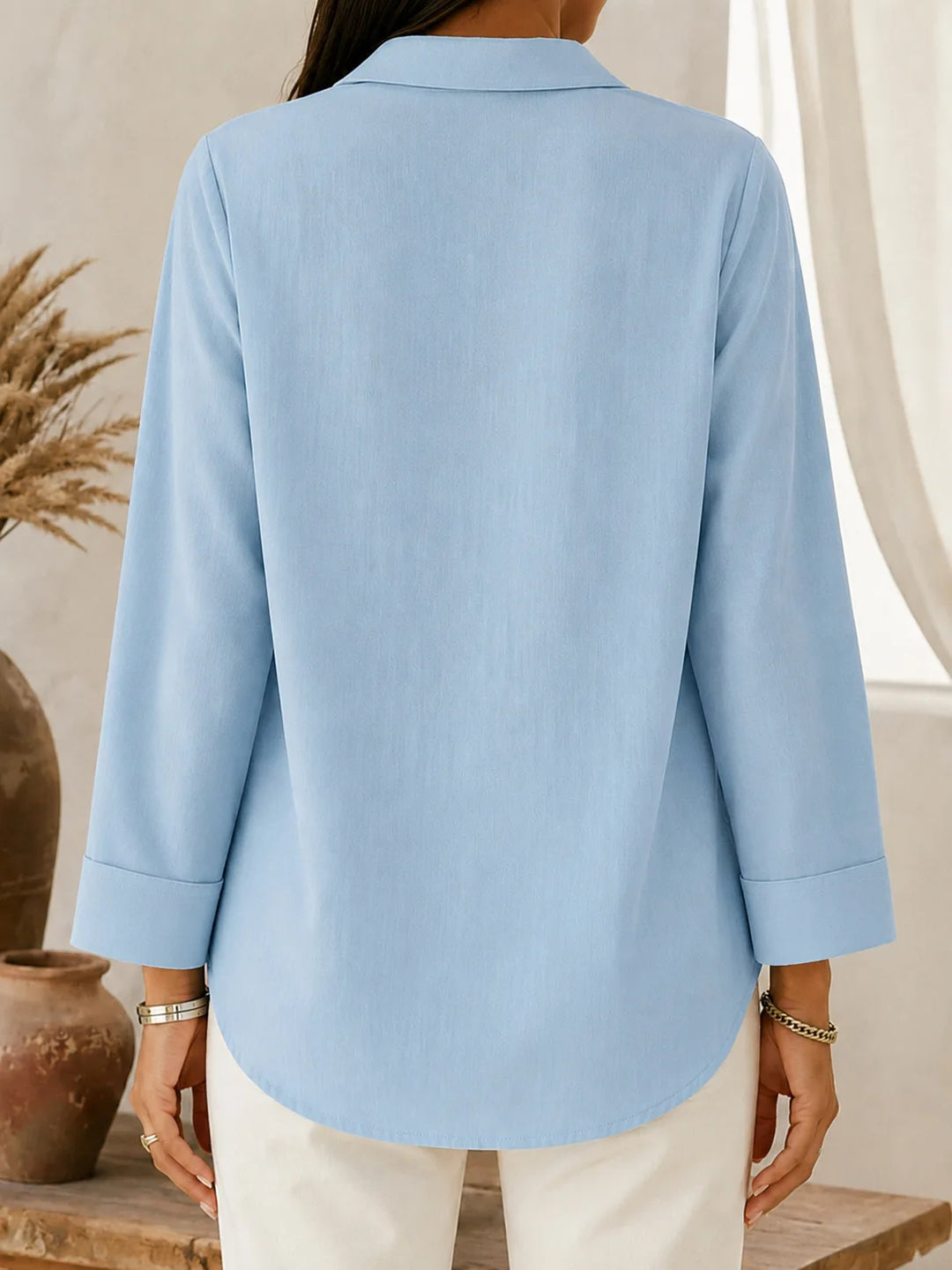 Aveline Shawl Collar Blouse
