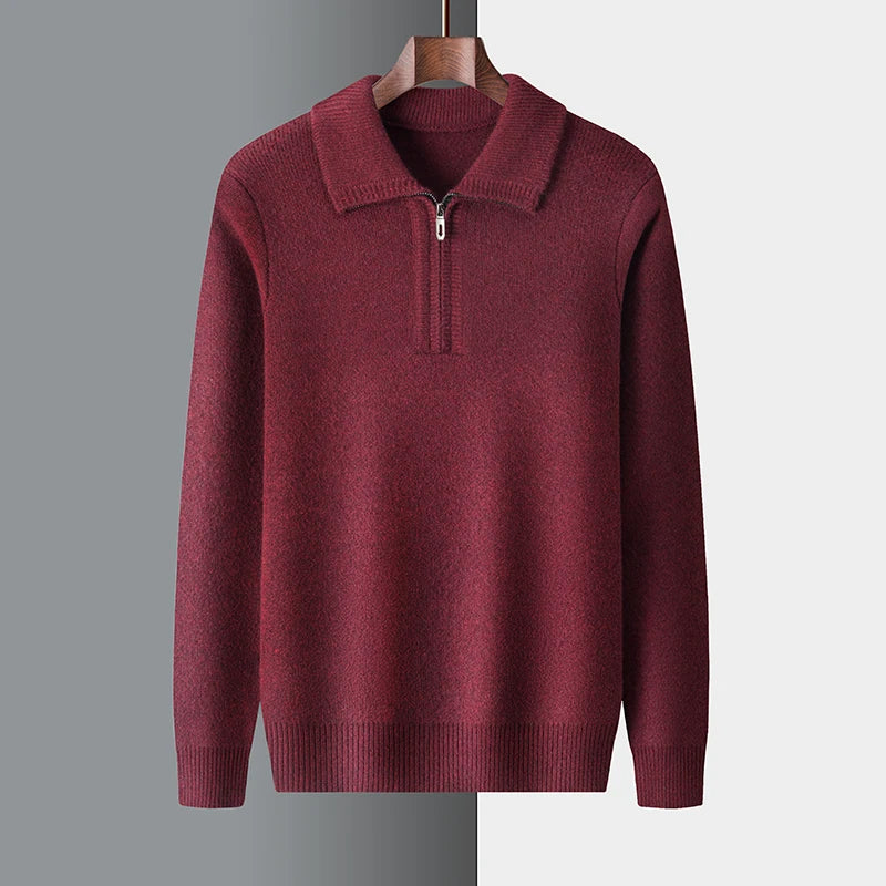 Highlands Classic Wool Zip Sweater