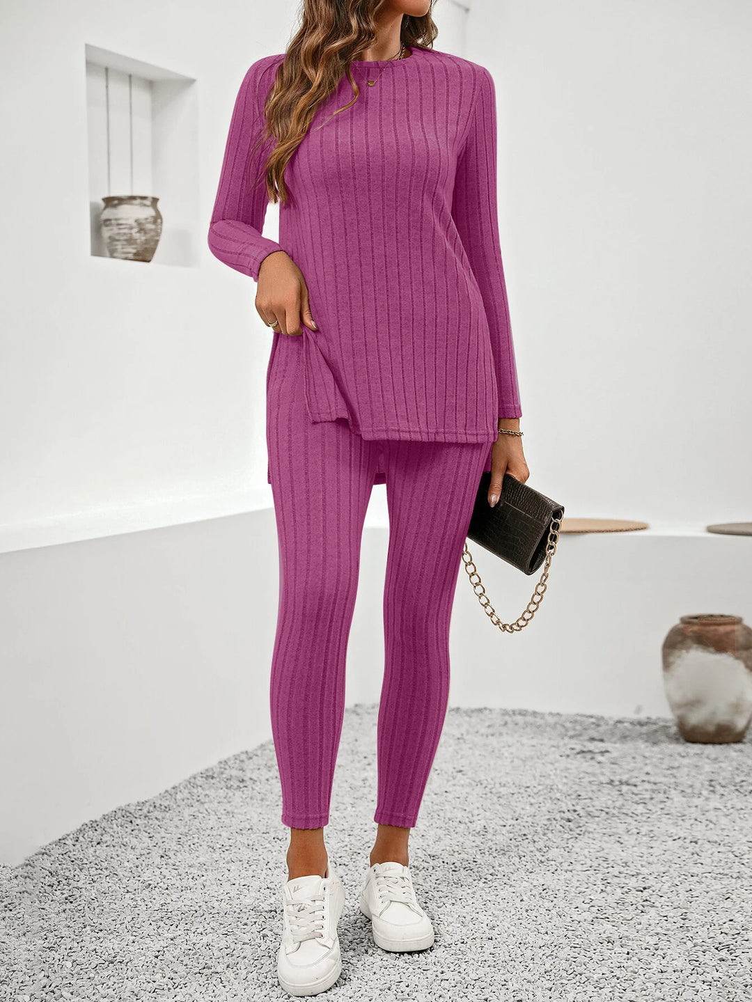 Alpine Ribbed Knit Set