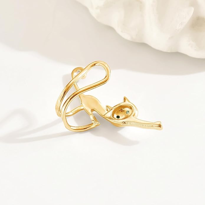 Climbing Cat Ear Cuff