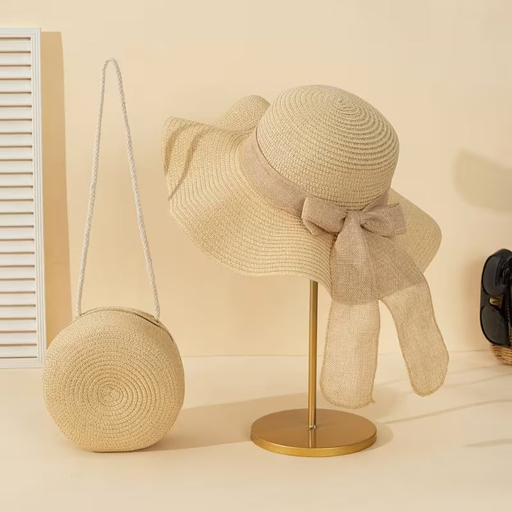Riviera Sun Hat & Purse Set