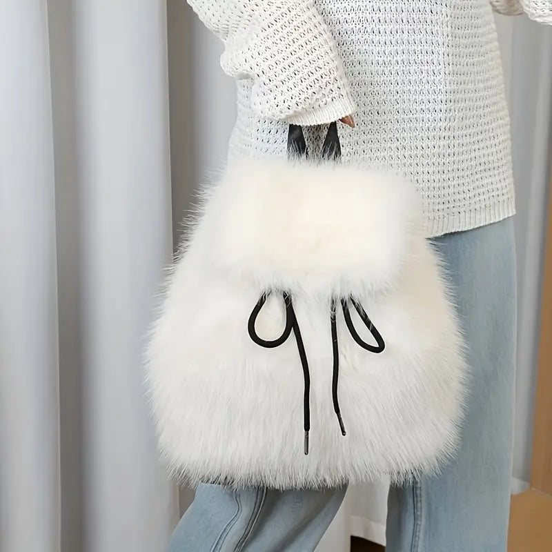 Plush Theory Faux Fur Backpack