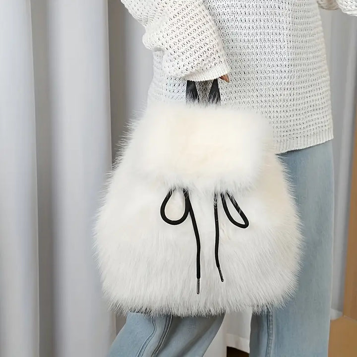 Plush Theory Faux Fur Backpack
