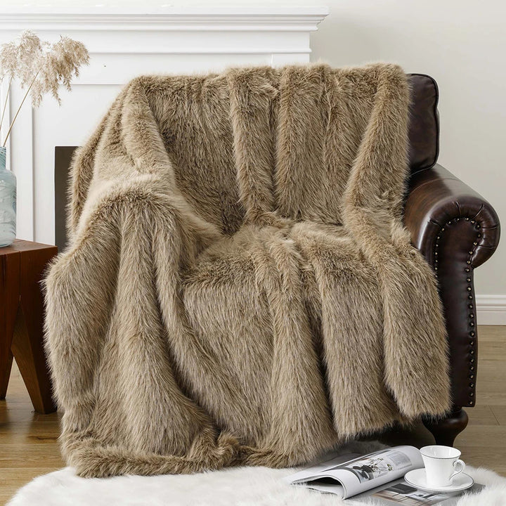 Haven Faux Fur Throw Blanket