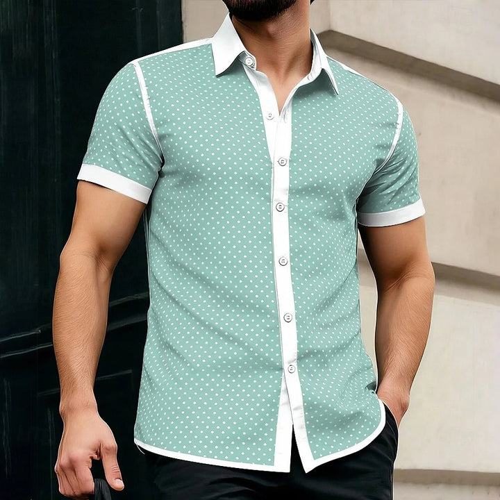 Monaco Contrast Button-Up