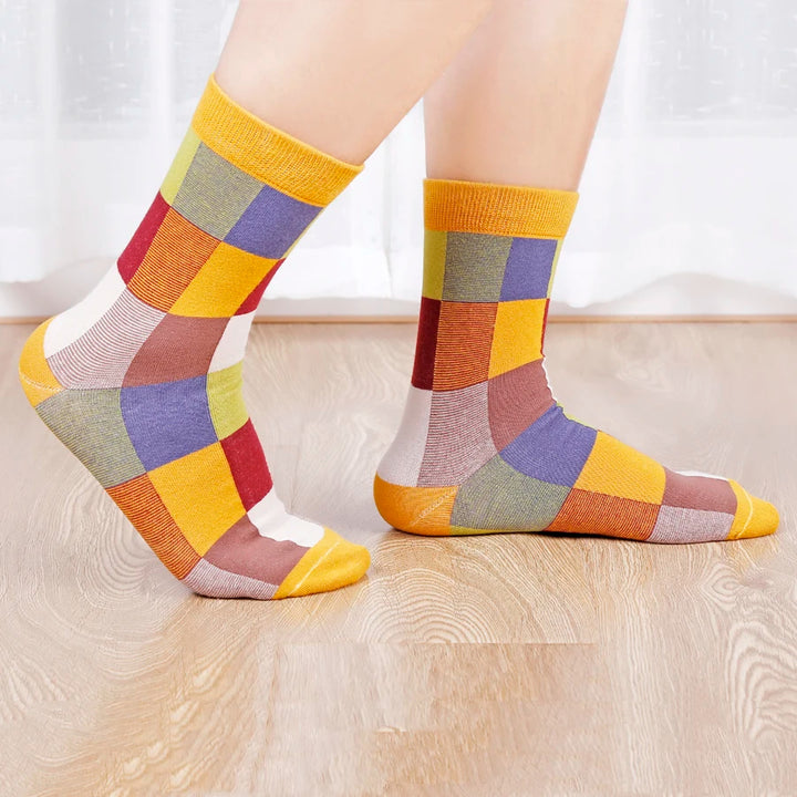 Color Theory Patchwork Sock Set
