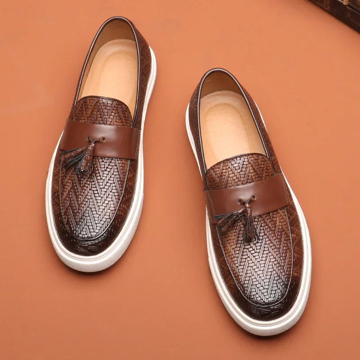 Cavallo Woven Leather Loafer