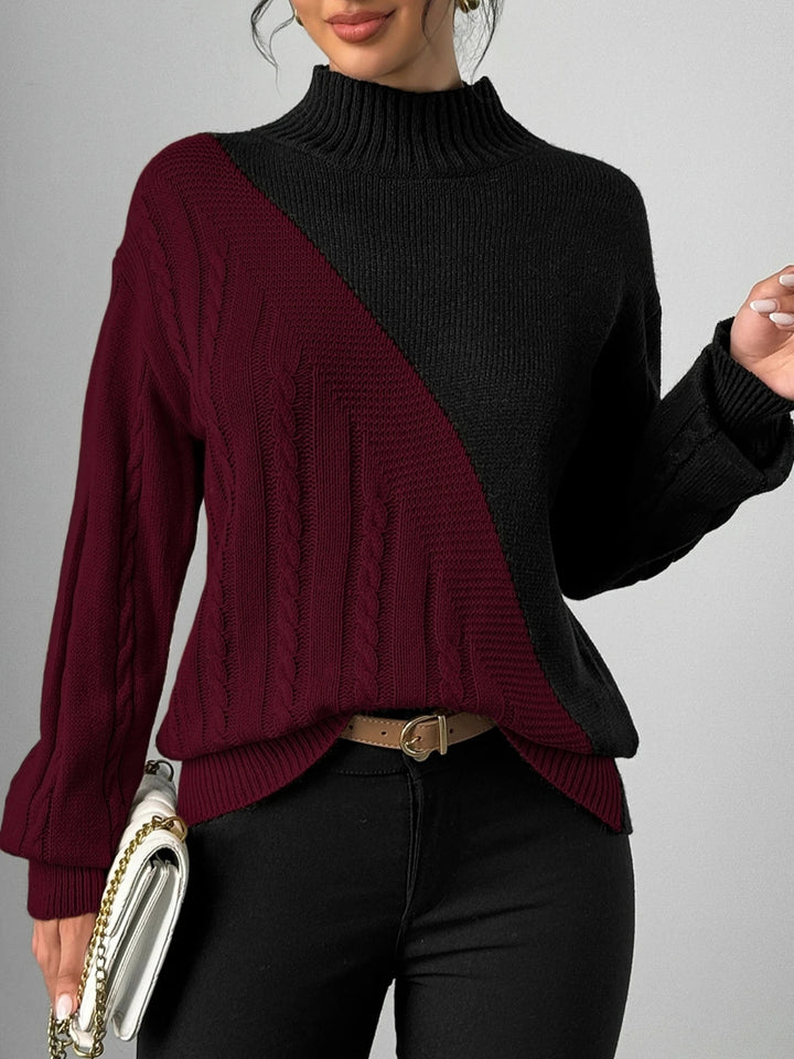 Vivia Two-Tone Sweater