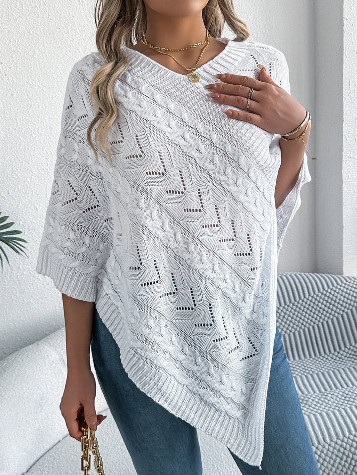 Novena Knit Sweater Poncho
