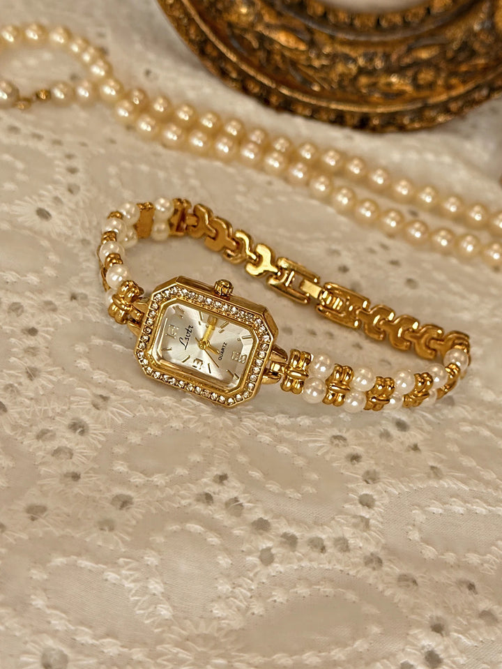 Venetian Pearl Bracelet Watch
