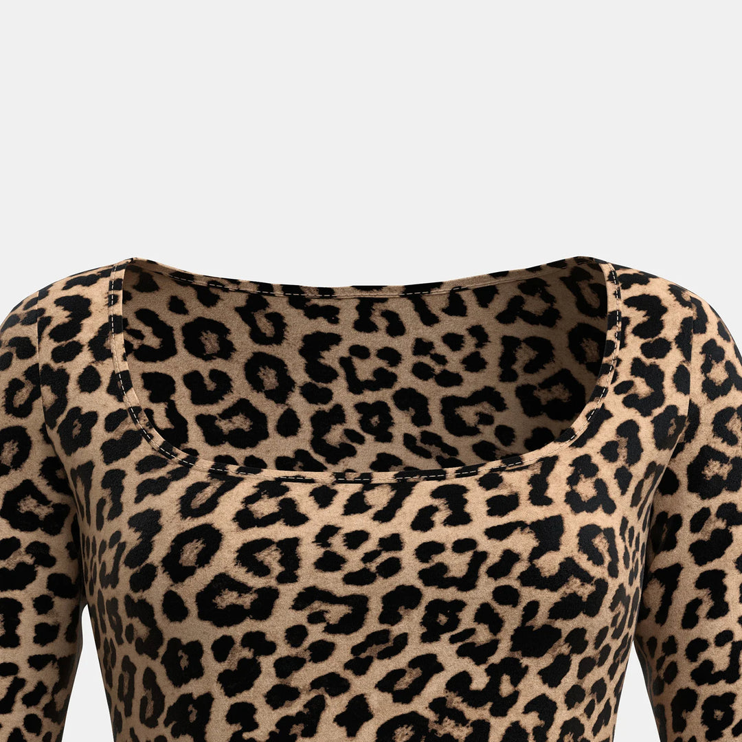 Savannah Long Sleeve Leopard Top