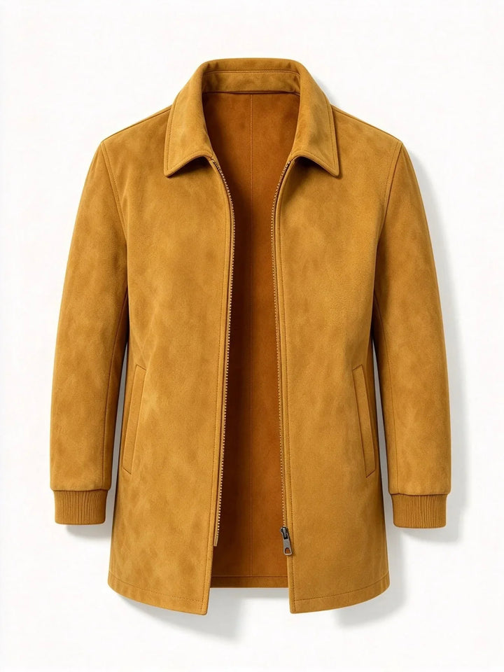 Harrington Suede Car Coat