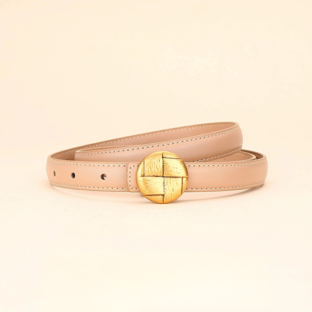 Sola Slim Leather Belt