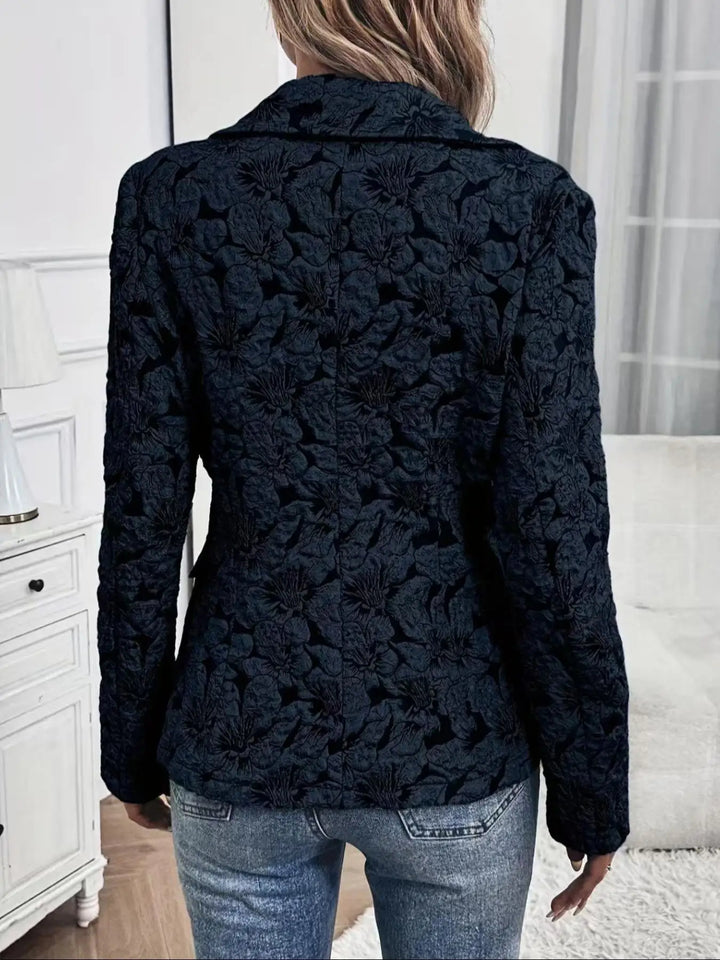 Rosé Jacquard Blazer