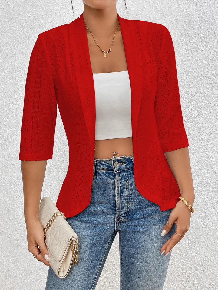 Kendall Eyelet Blazer