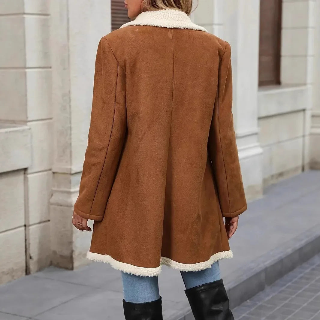 Berkshire Sherpa Suede Coat