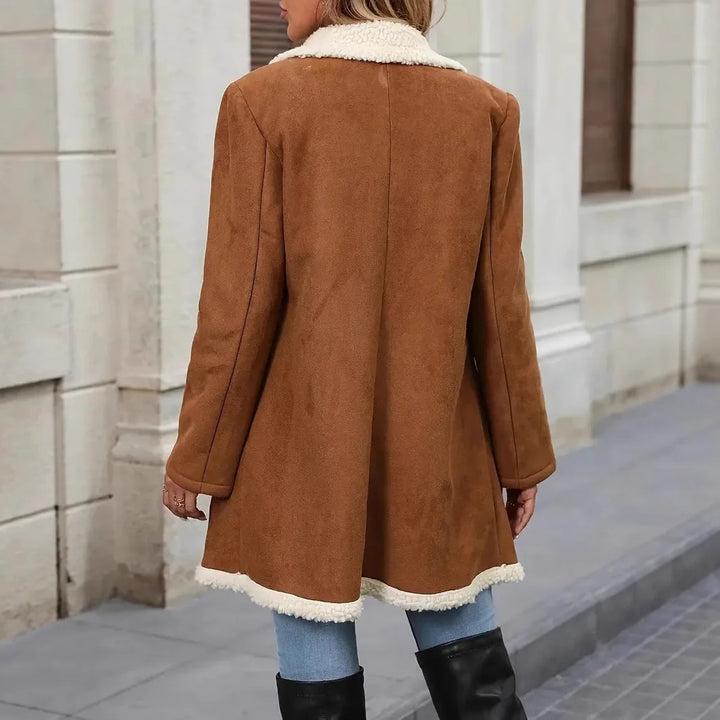 Berkshire Sherpa Suede Coat