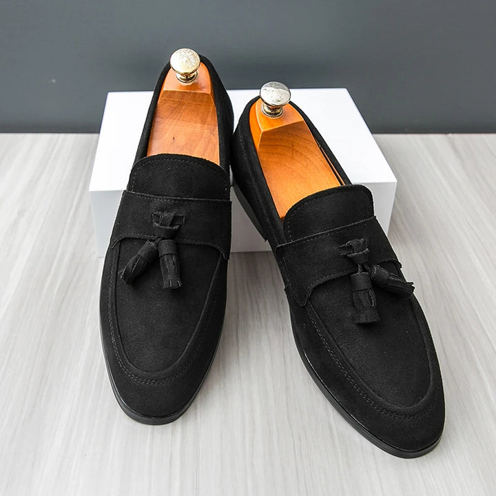 Cambridge Suede Tassel Loafer