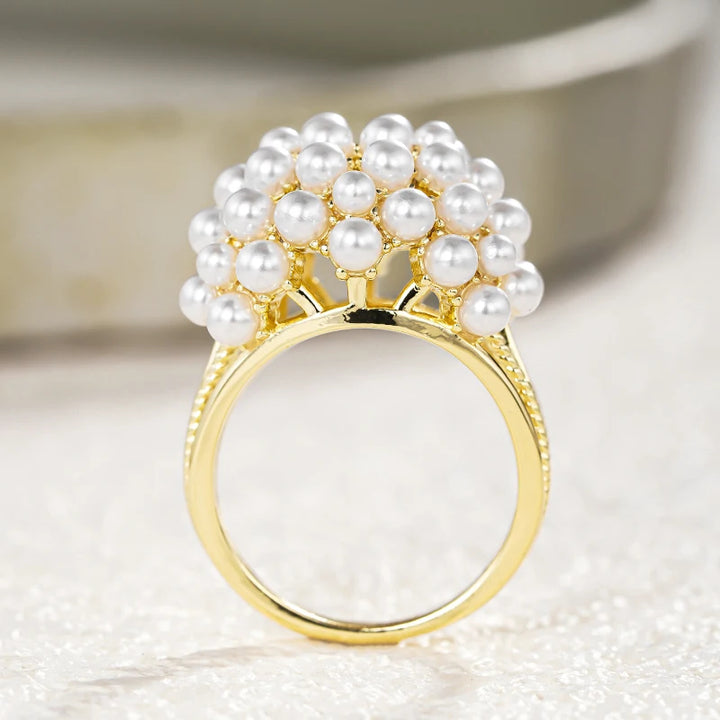 Capri Bloom Cluster Ring