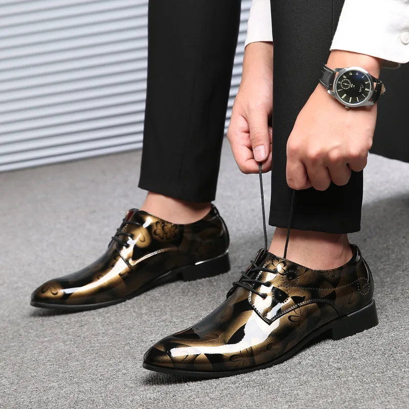 Cavell Patent Derby Oxford
