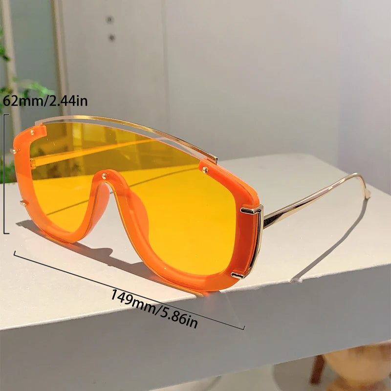 Eclipse Oversized Visor Sunglasses