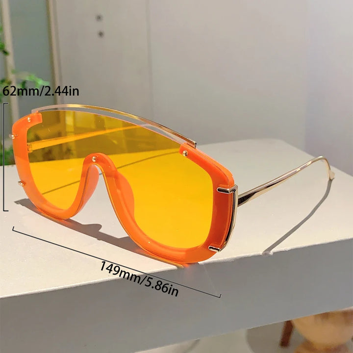 Eclipse Oversized Visor Sunglasses