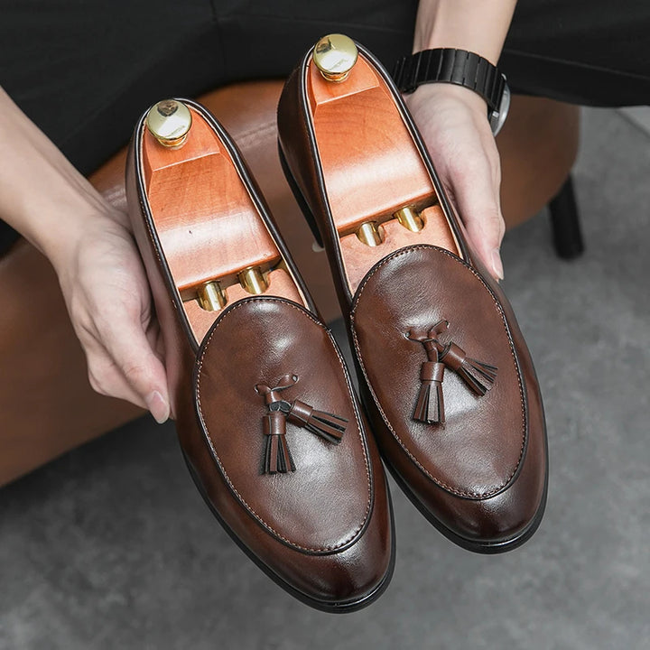 Crescent Tassel Loafers