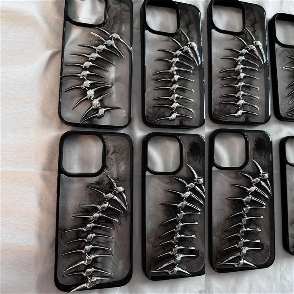 SpineGuard Metallic Fishbone iPhone Case