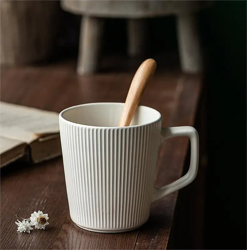 Aria Textured Ceramic Mug