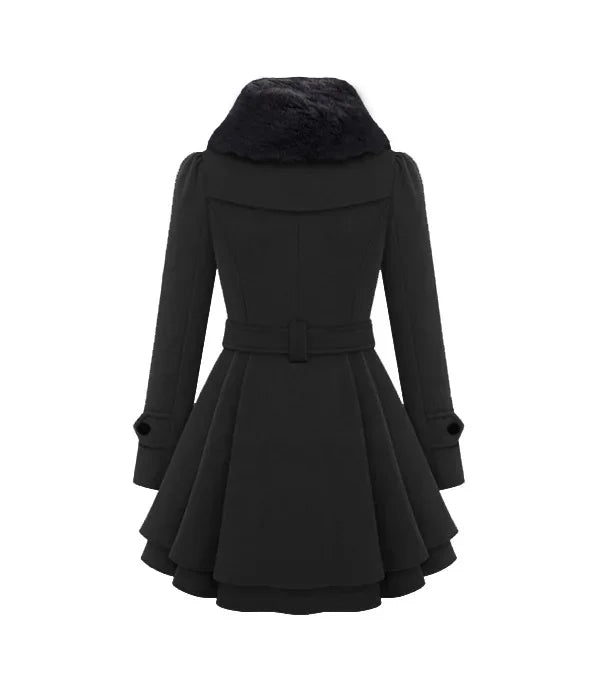 Maison Layered Hem Overcoat