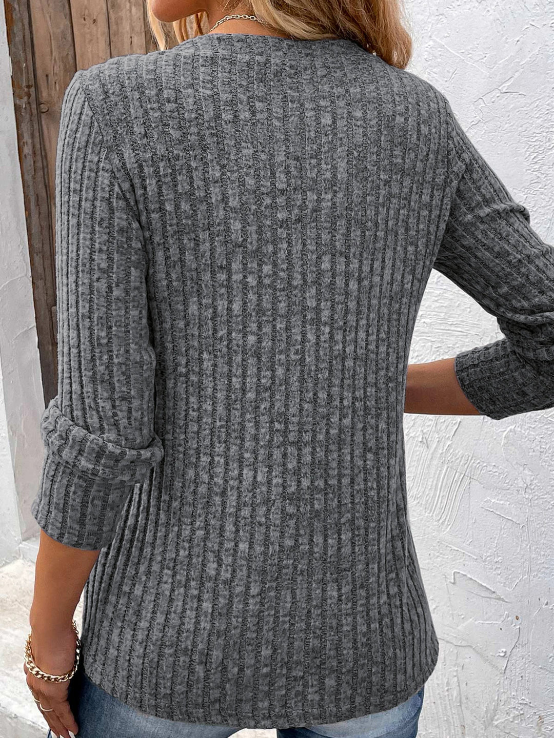 Vivienne Ribbed Knit Top