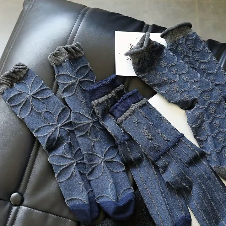 Denim Edit Sock Set