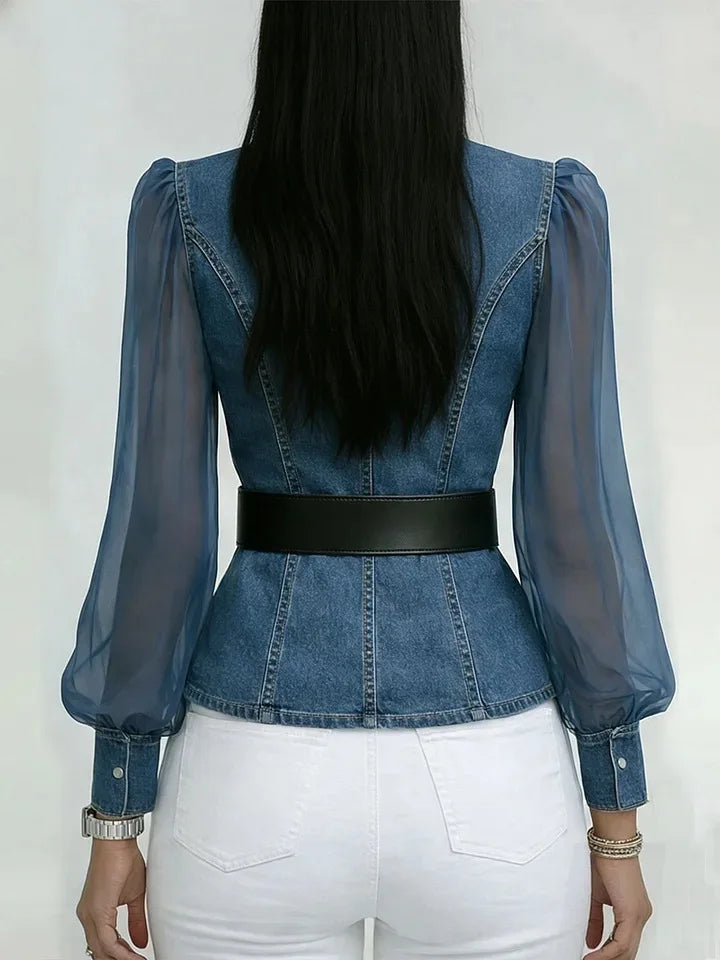Vesper Denim Blouse