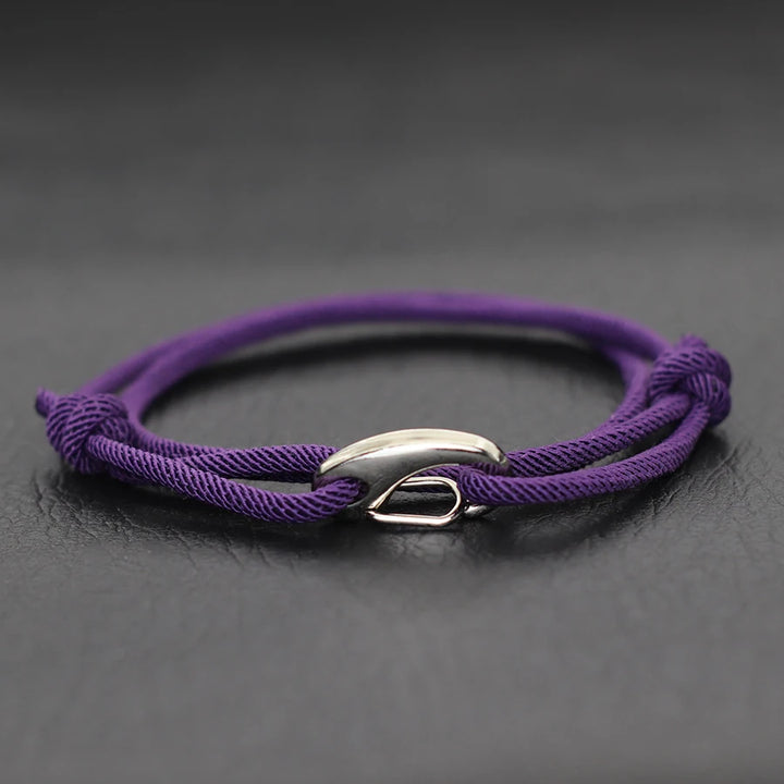 Hook & Hollow Rope Bracelet