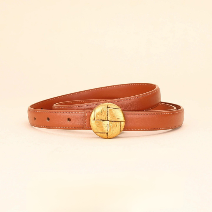Sola Slim Leather Belt