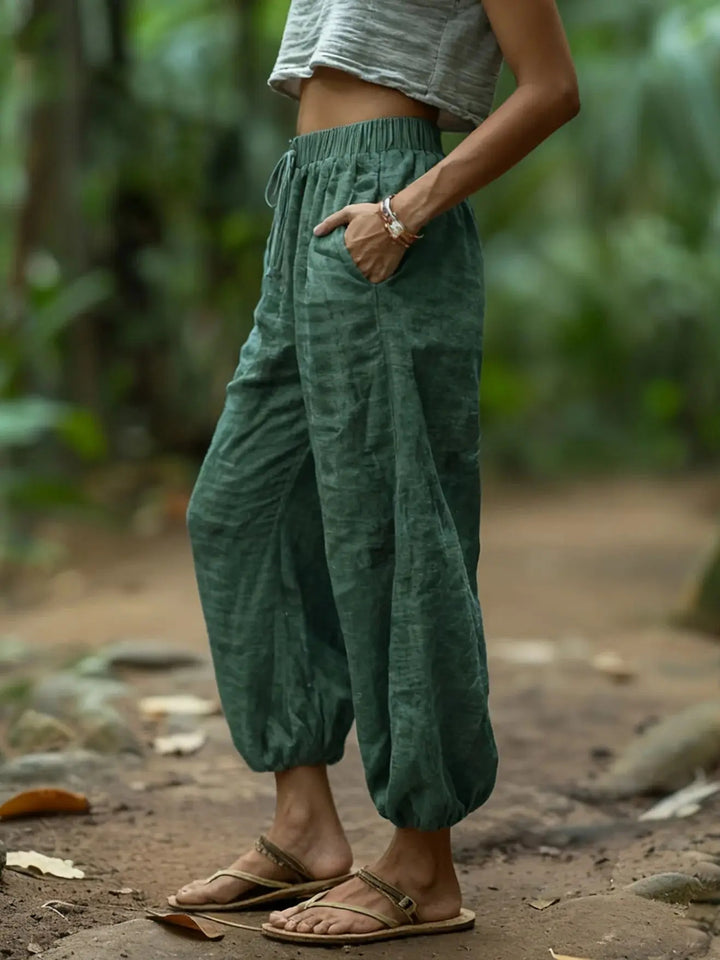 Terra Linen Harem Pant