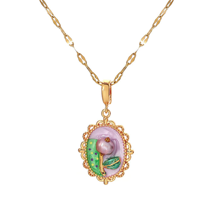 Heirloom Fleur Pendant Necklace