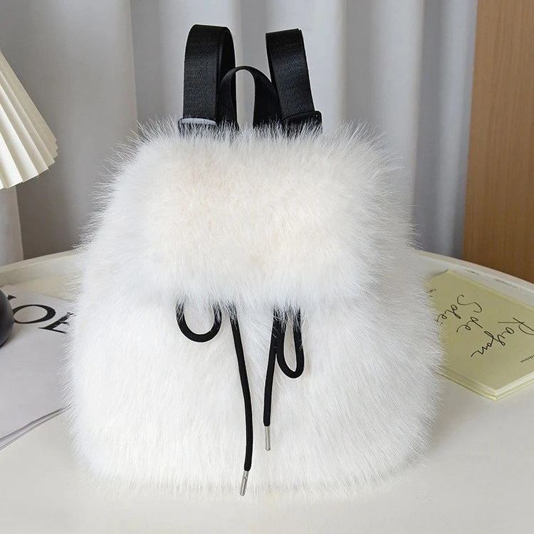 Plush Theory Faux Fur Backpack