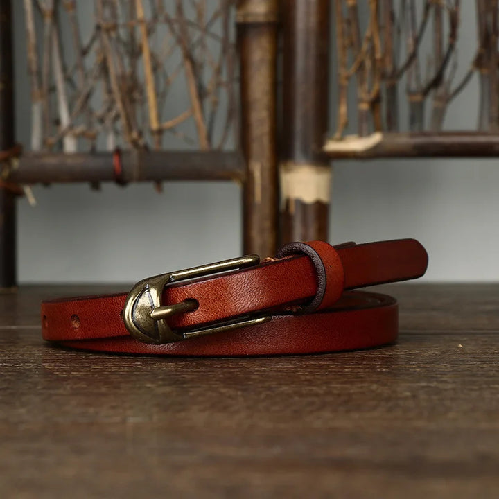 Quinn Slim Leather Belt