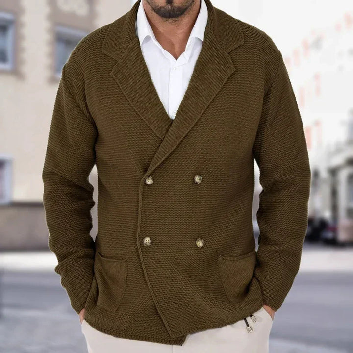 D'Angelo Textured Knit Blazer