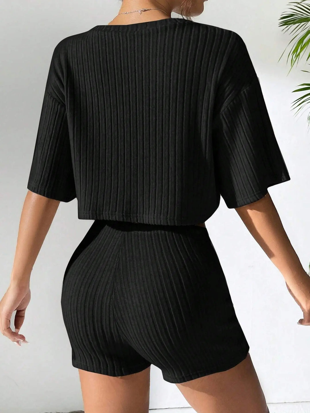 Sculpt Ribbed Lounge Set