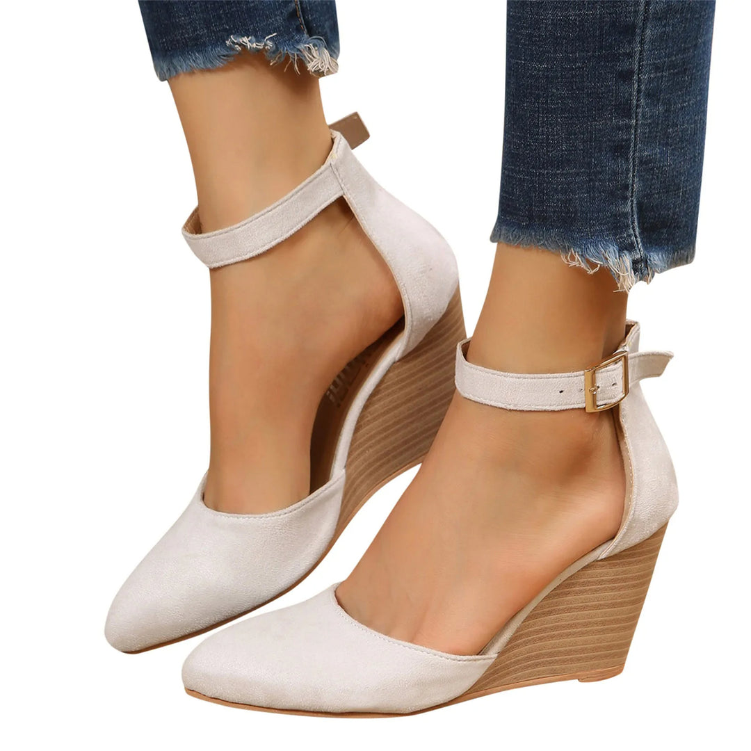 Seraphina Suede Wedge Heel