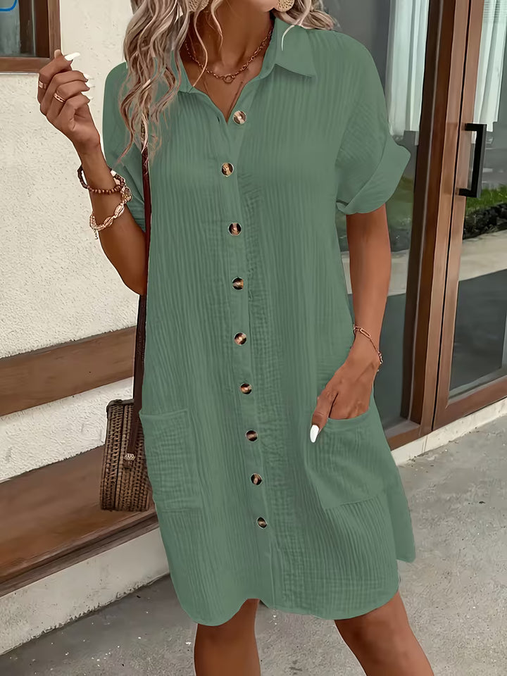 Sunday Button Dress