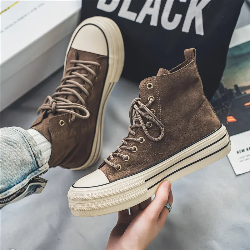 Vanguard Suede Platform High Tops