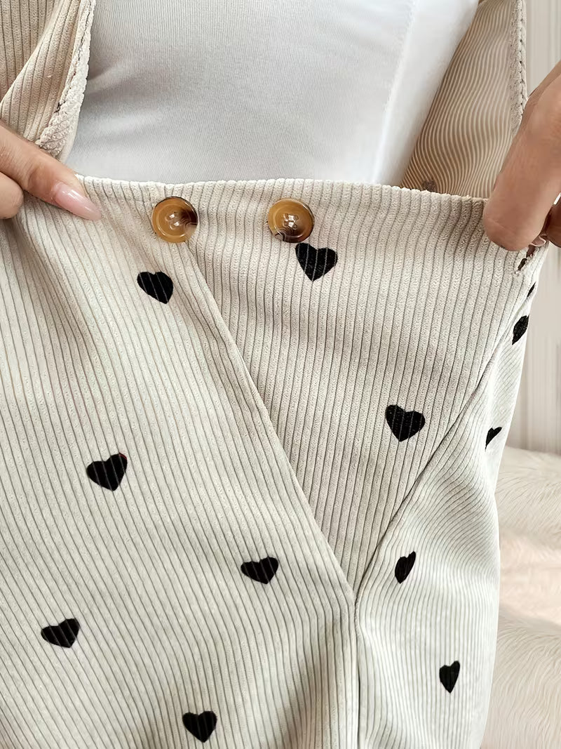 Belle Heart Maternity Romper