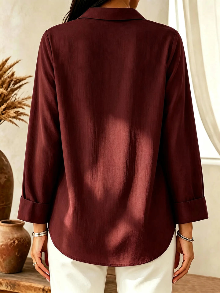 Aveline Shawl Collar Blouse
