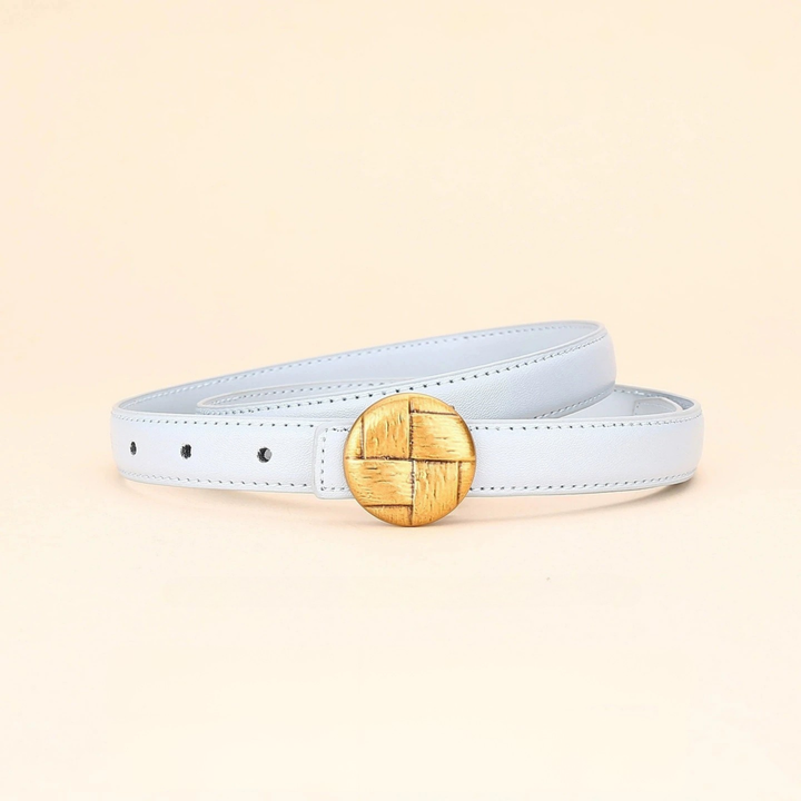 Sola Slim Leather Belt
