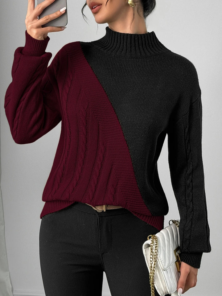 Vivia Two-Tone Sweater
