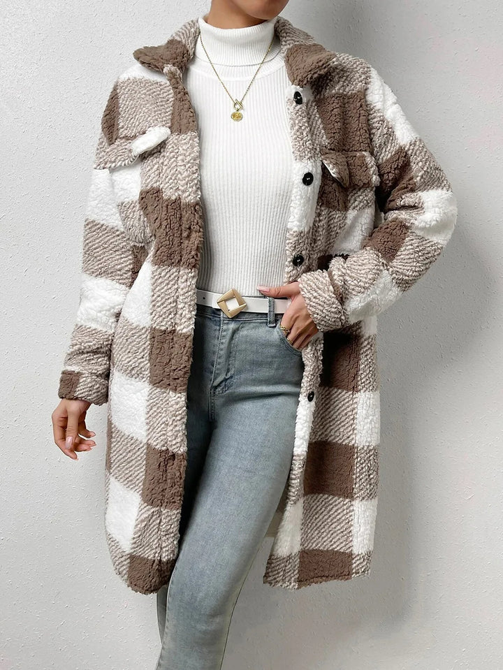 Weekend Plaid Sherpa