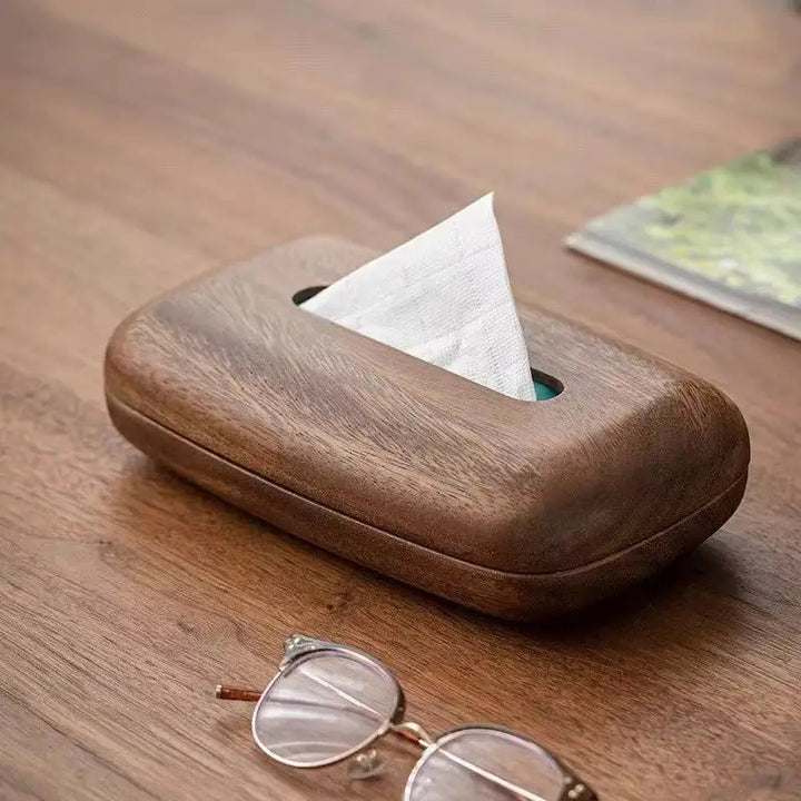 Pebble Wooden Tissue Box